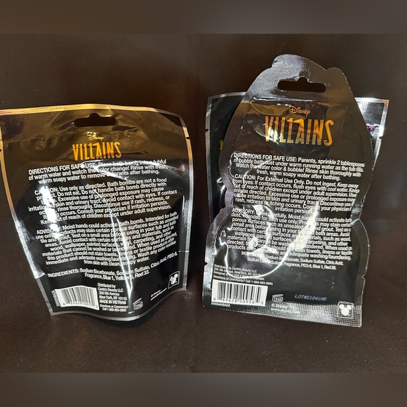 🎄🎁 Disney Villains Color Twist Bath Bomb & Bath Dust Gift Set - Picture 2 of 4